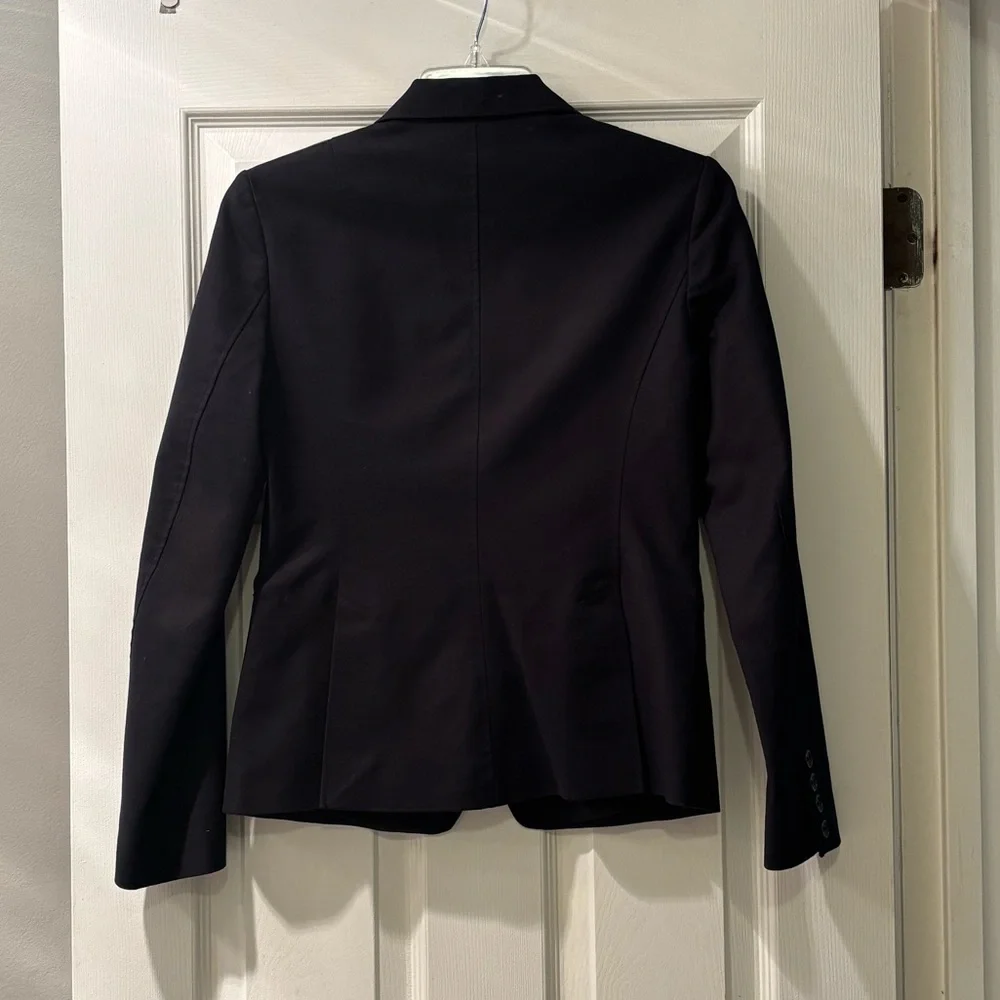 Black Cotton Banana Republic Pantsuit Suit with Blazer 2 - Picture 3 of 9